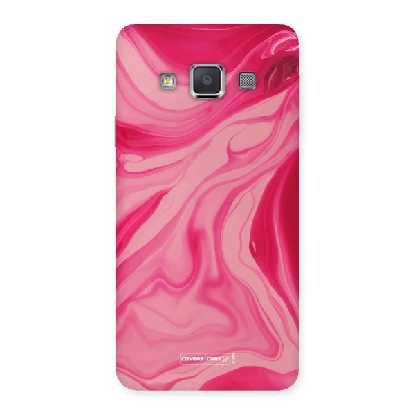 Sizzling Pink Marble Texture Back Case for Galaxy A3