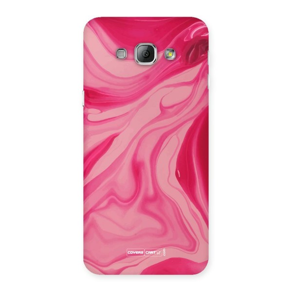 Sizzling Pink Marble Texture Back Case for Galaxy A8