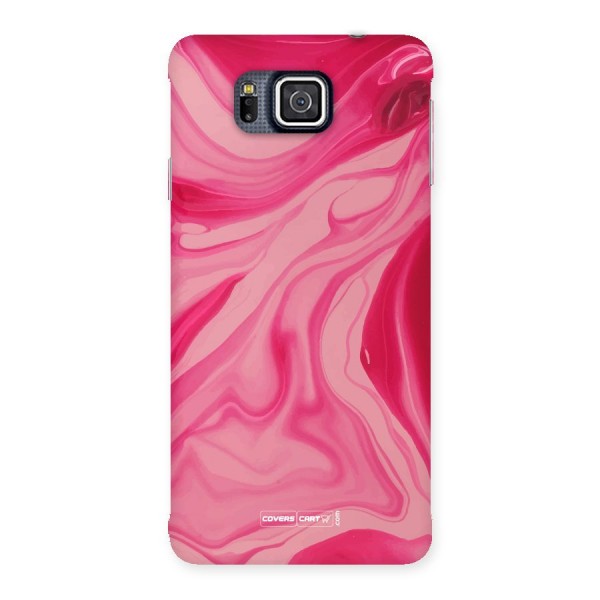 Sizzling Pink Marble Texture Back Case for Galaxy Alpha