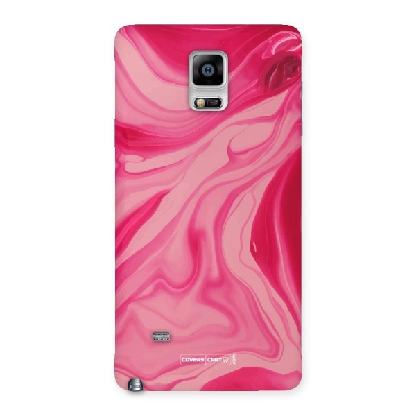 Sizzling Pink Marble Texture Back Case for Galaxy Note 4