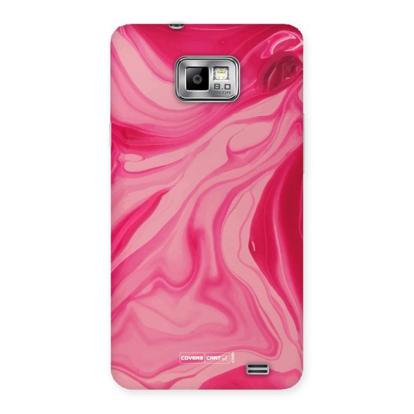 Sizzling Pink Marble Texture Back Case for Galaxy S2