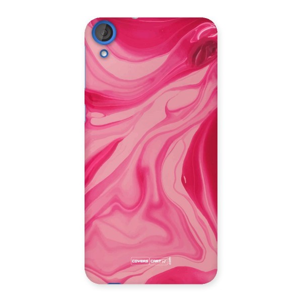 Sizzling Pink Marble Texture Back Case for HTC Desire 820