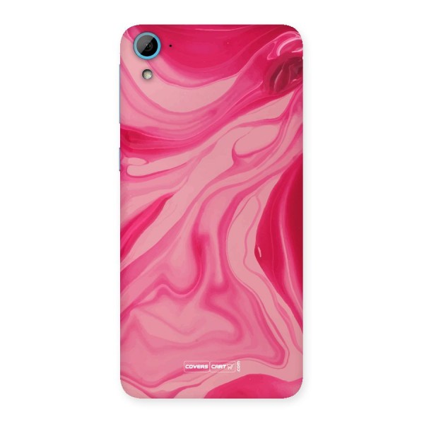 Sizzling Pink Marble Texture Back Case for HTC Desire 826