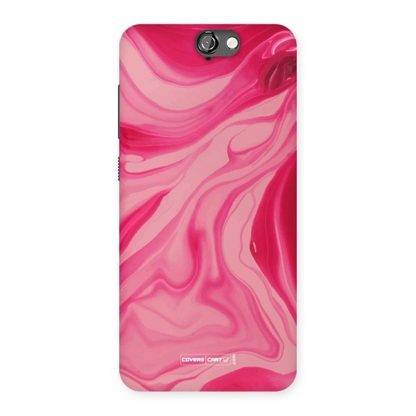Sizzling Pink Marble Texture Back Case for HTC One A9