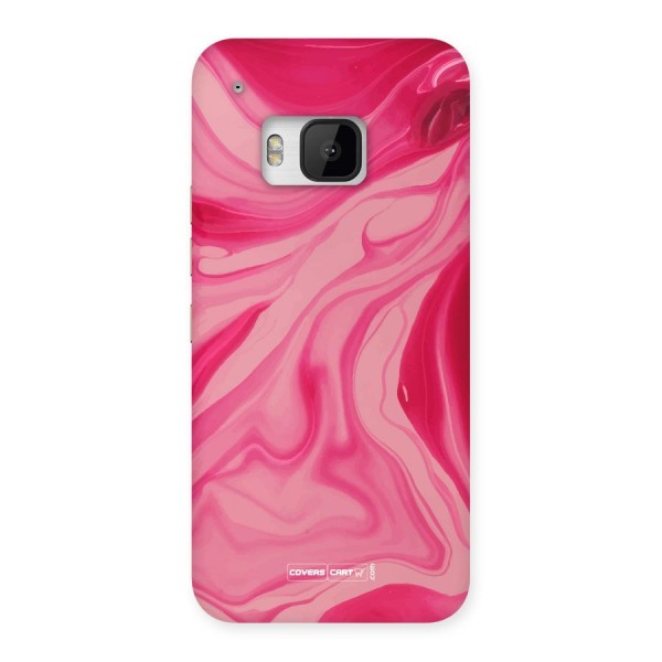 Sizzling Pink Marble Texture Back Case for HTC One M9