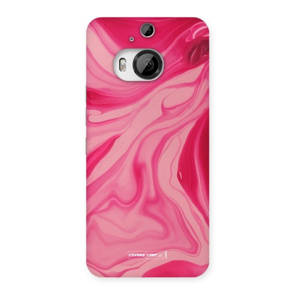 Sizzling Pink Marble Texture Back Case for HTC One M9 Plus