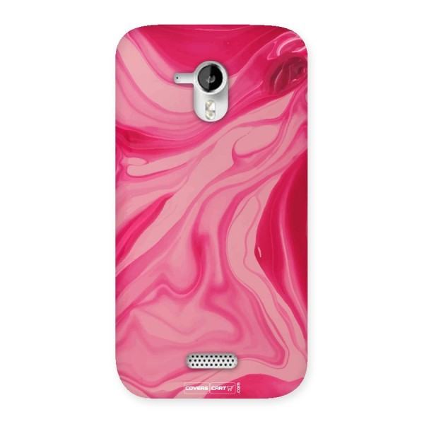 Sizzling Pink Marble Texture Back Case for Micromax Canvas HD A116