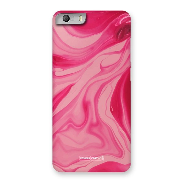 Sizzling Pink Marble Texture Back Case for Micromax Canvas Knight 2