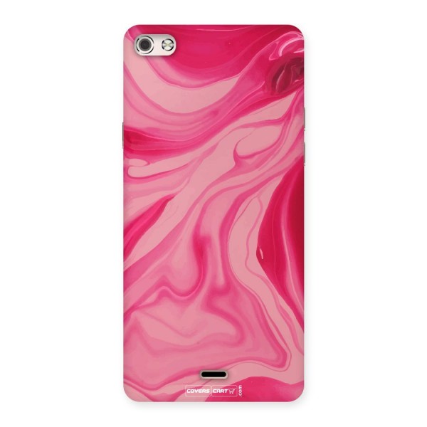 Sizzling Pink Marble Texture Back Case for Micromax Canvas Silver 5
