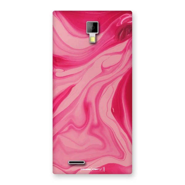 Sizzling Pink Marble Texture Back Case for Micromax Canvas Xpress A99
