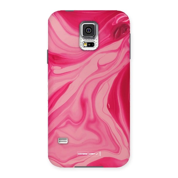 Sizzling Pink Marble Texture Back Case for Samsung Galaxy S5