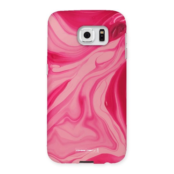 Sizzling Pink Marble Texture Back Case for Samsung Galaxy S6