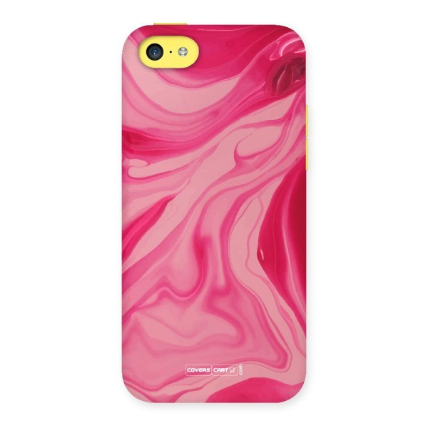 Sizzling Pink Marble Texture Back Case for iPhone 5C