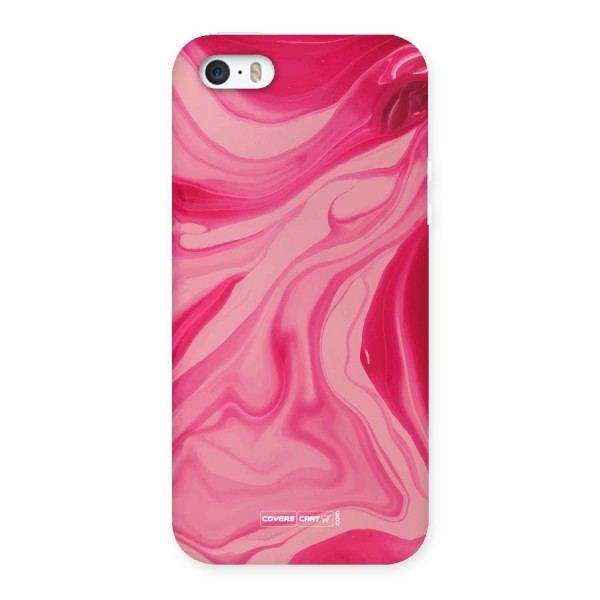 Sizzling Pink Marble Texture Back Case for iPhone SE