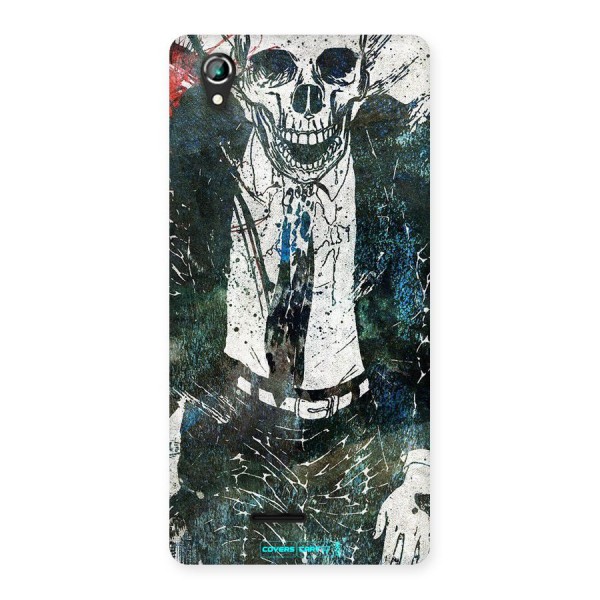Skeleton in a Suit Back Case for Lava Iris 800