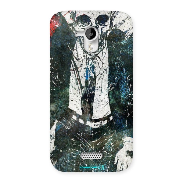 Skeleton in a Suit Back Case for Micromax Canvas HD A116