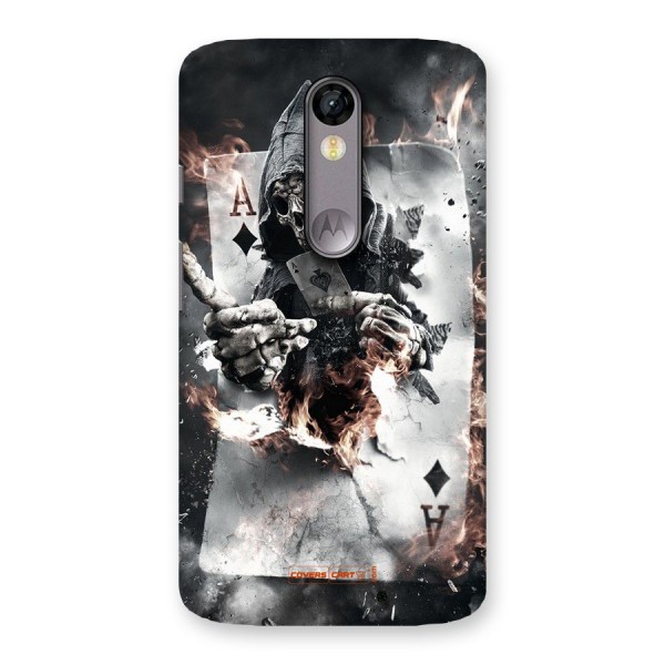 Skull with an Ace Back Case for Moto X Force