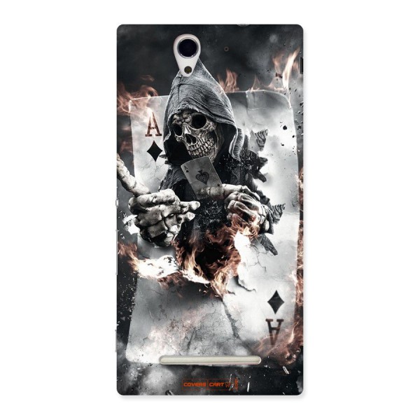 Skull with an Ace Back Case for Sony Xperia C3