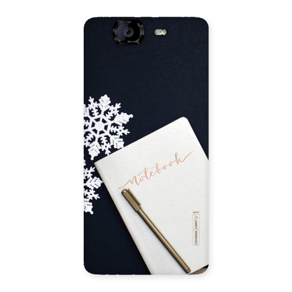 Snowflake Notebook Back Case for Canvas Knight A350