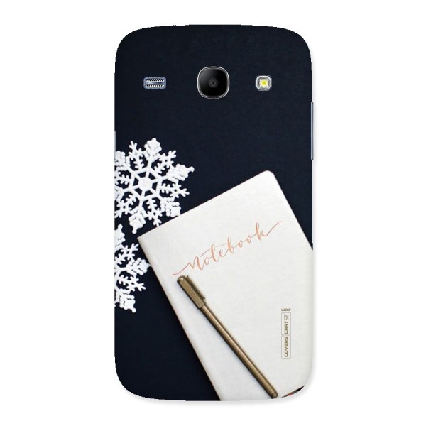 Snowflake Notebook Back Case for Galaxy Core