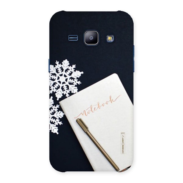 Snowflake Notebook Back Case for Galaxy J1