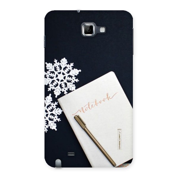 Snowflake Notebook Back Case for Galaxy Note