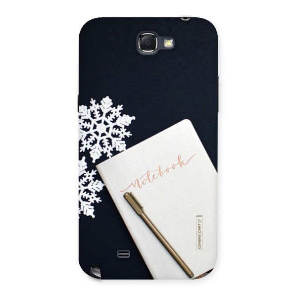 Snowflake Notebook Back Case for Galaxy Note 2