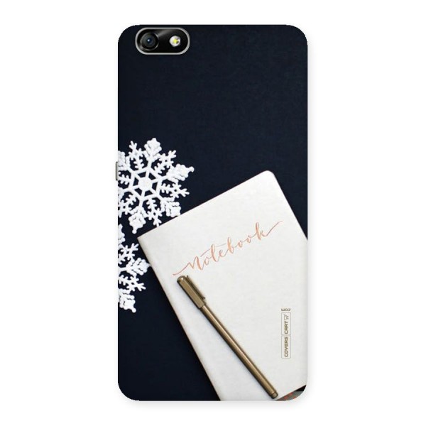 Snowflake Notebook Back Case for Honor 4X