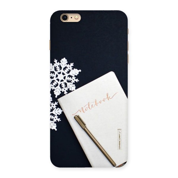 Snowflake Notebook Back Case for iPhone 6 Plus 6S Plus