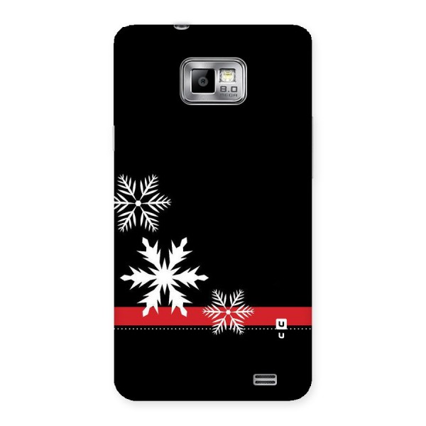 Snowflake Ribbon Back Case for Galaxy S2