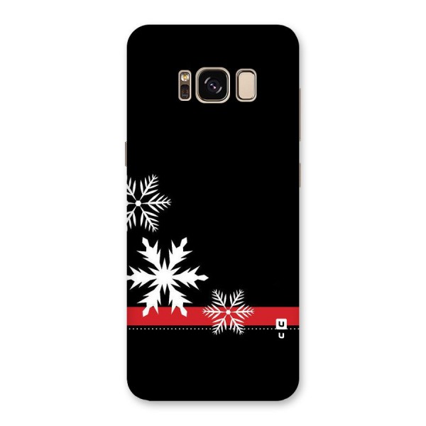 Snowflake Ribbon Back Case for Galaxy S8