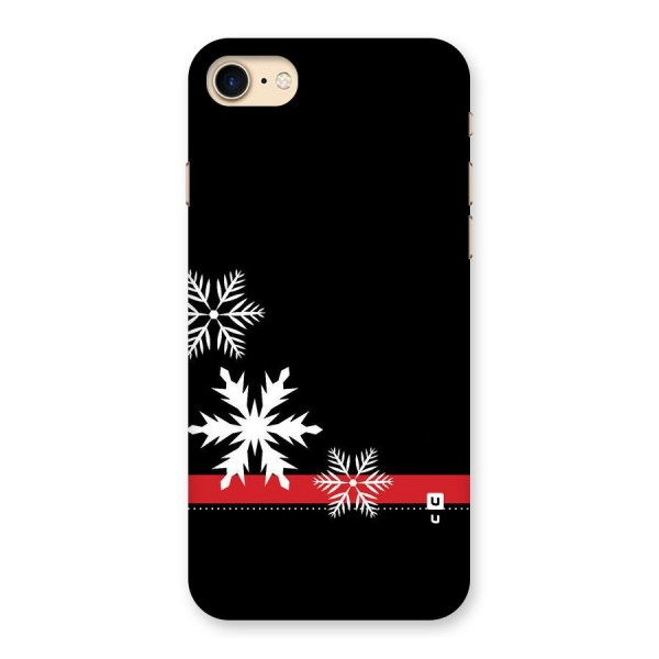 Snowflake Ribbon Back Case for iPhone 7