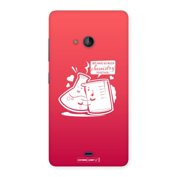 So Much Chemistry Back Case for Lumia 540