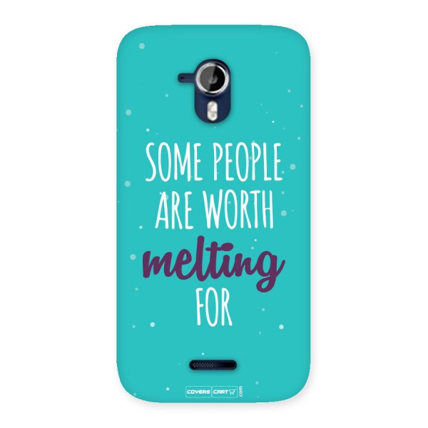 Some People Are Worth Melting For Back Case for Micromax Canvas Magnus A117
