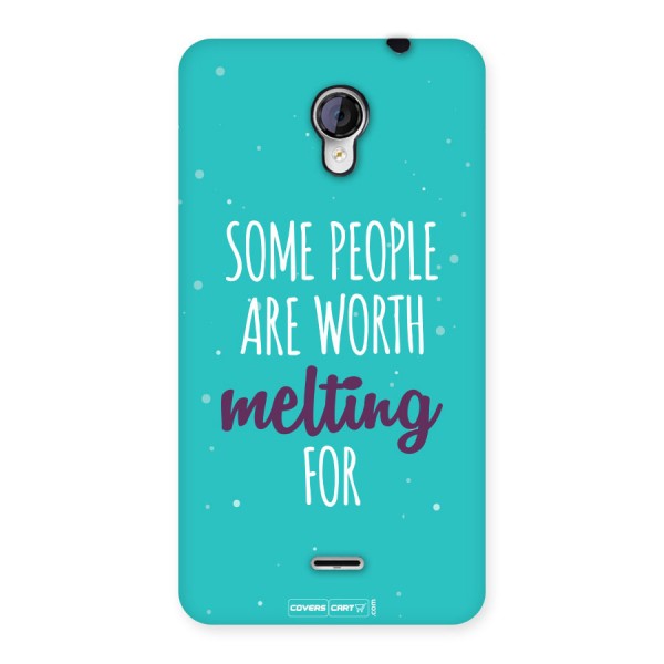 Some People Are Worth Melting For Back Case for Micromax Unite 2 A106