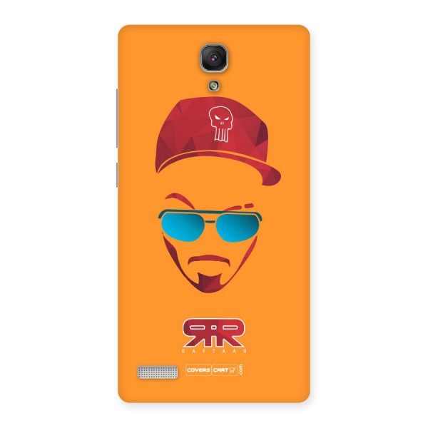 Special Raftaar Edition Orange Back Case for Redmi Note