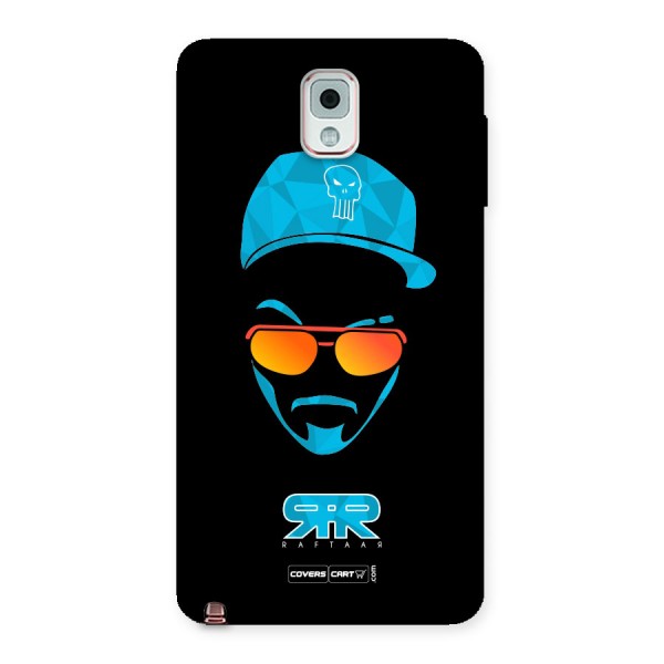 Raftaar Black and Blue Back Case for Galaxy Note 3