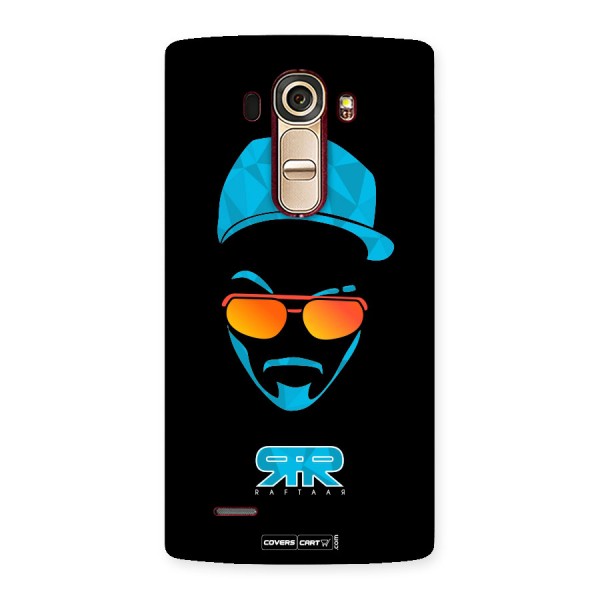 Raftaar Black and Blue Back Case for LG G4