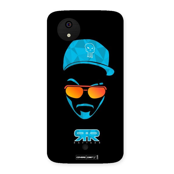 Raftaar Black and Blue Back Case for Micromax Canvas A1