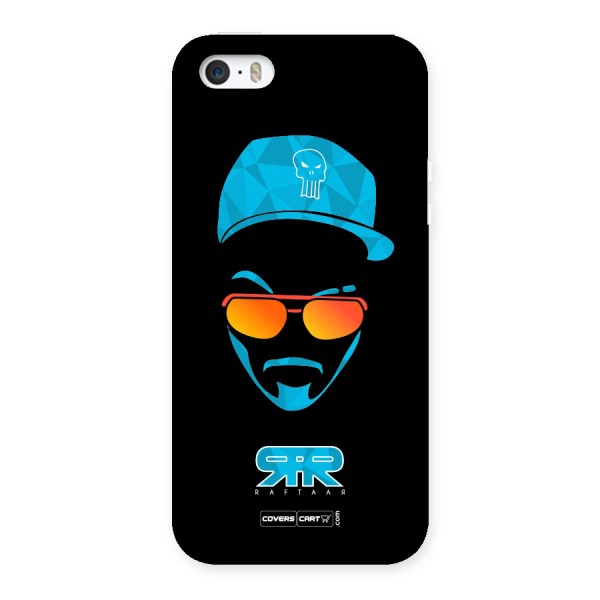 Raftaar Black and Blue Back Case for iPhone 5 5S