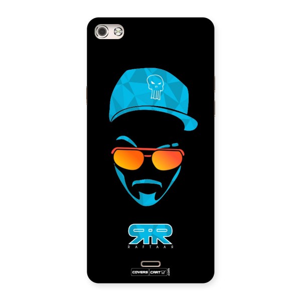 Raftaar Black and Blue Back Case for Micromax Canvas Silver 5