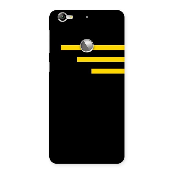 Sports Yellow Stripes Back Case for LeTV Le 1s