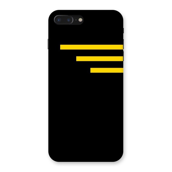 Sports Yellow Stripes Back Case for iPhone 7 Plus