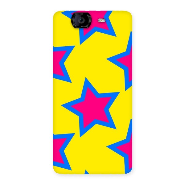 Star Pattern Back Case for Canvas Knight A350