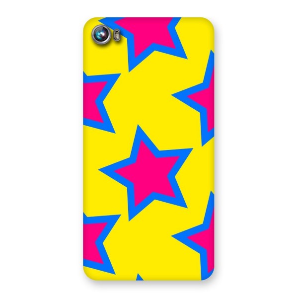 Star Pattern Back Case for Micromax Canvas Fire 4 A107