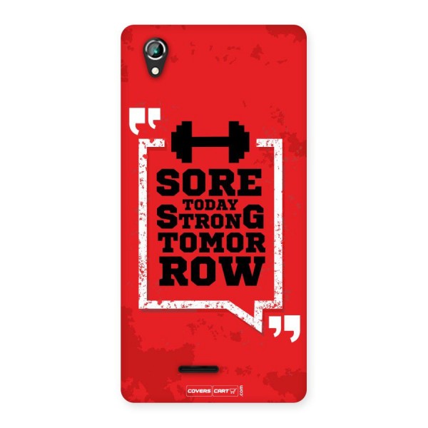 Stay Strong Back Case for Lava Iris 800