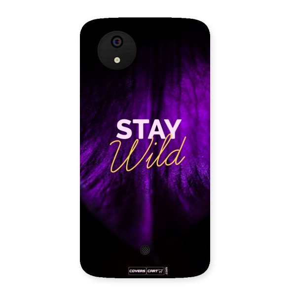 Stay Wild Back Case for Micromax Canvas A1