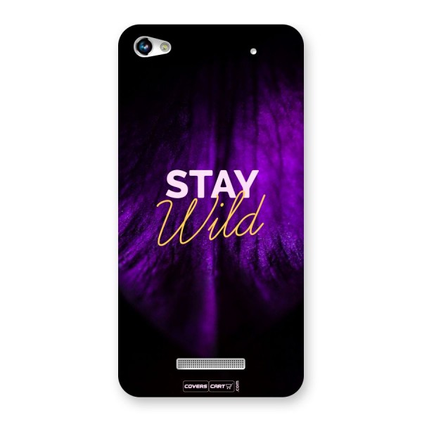 Stay Wild Back Case for Micromax Hue 2