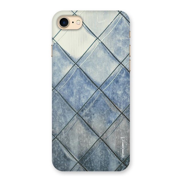 Steel Blue Pattern Back Case for iPhone 7