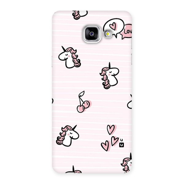 Strawberries And Unicorns Back Case for Galaxy A5 2016